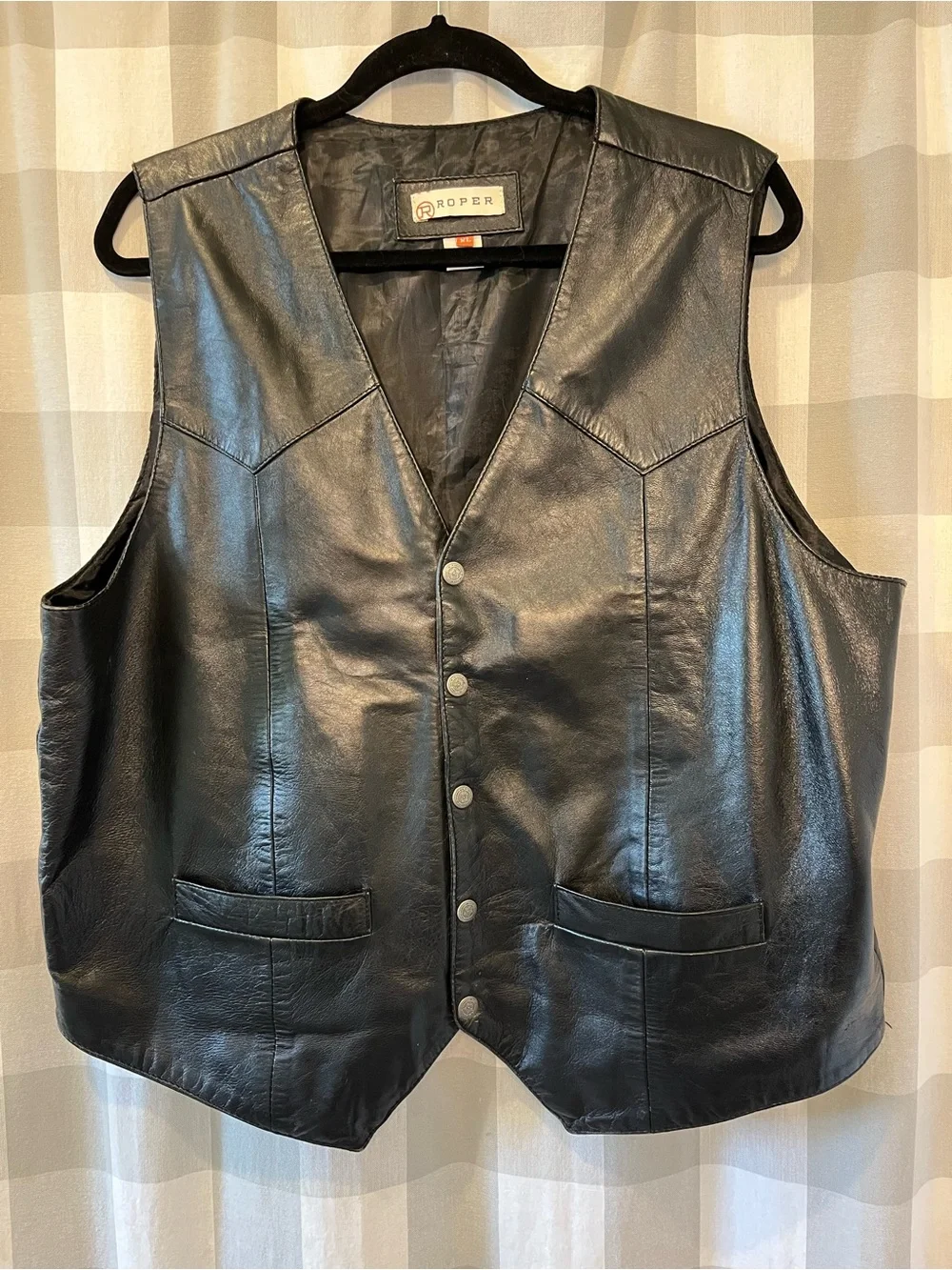 Roper jacket interior label